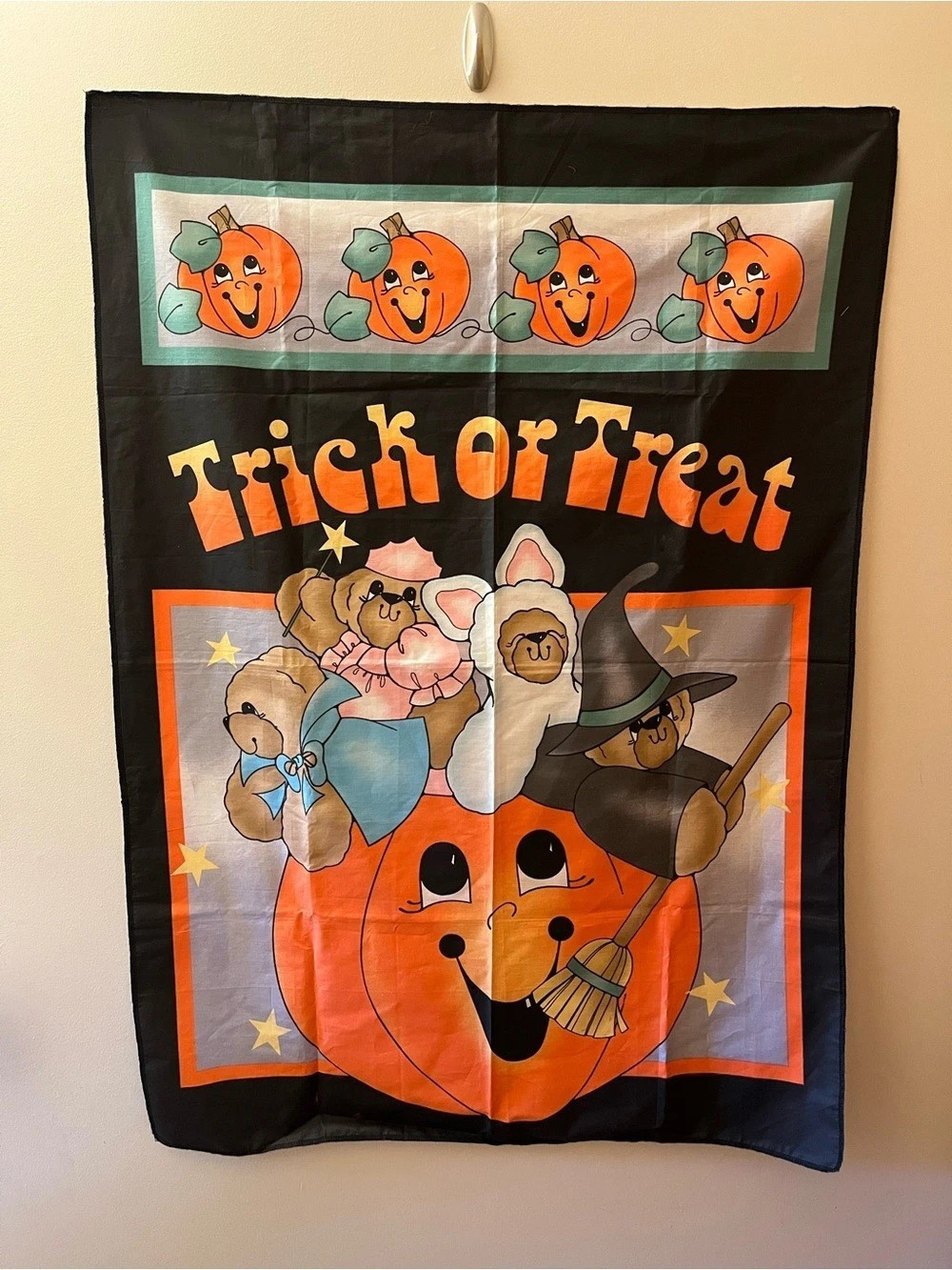 Vintage Halloween Trick or Treat Hanging Decor